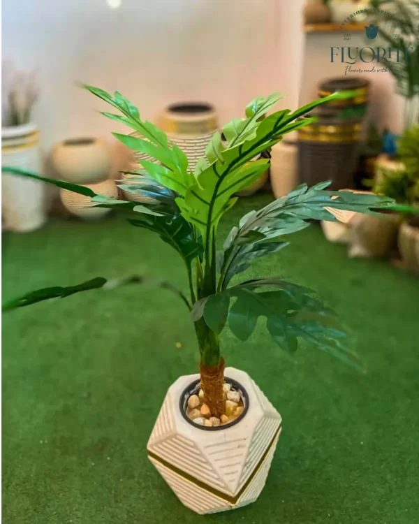 🌿 شجرة المونستيرا الصناعية - لمسة استوائية تدوم طويلاً